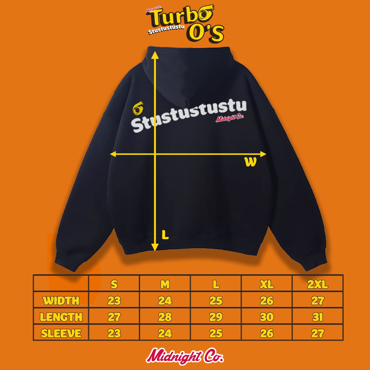 Turbo O's STUSTUTUTUU Hoodie