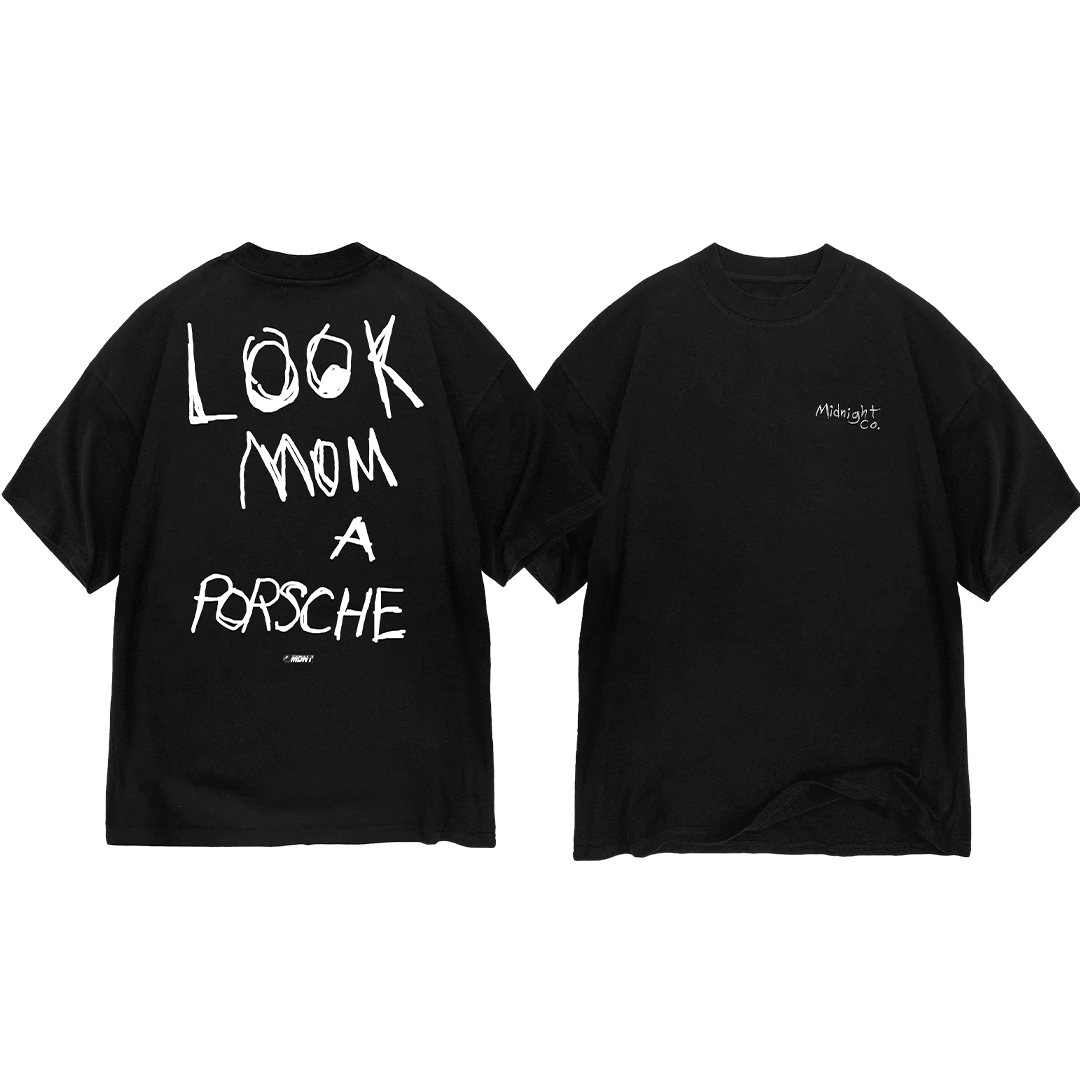 LM Script Oversized Black