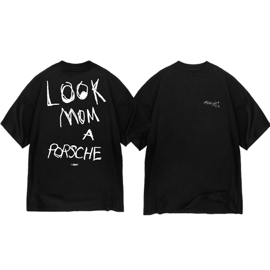 LM Script Oversized Black