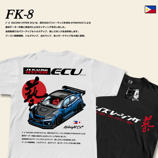 JS racing x midnight co. FK8 Black